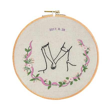 Embroidery Starter Kits DIY-P077-033-1