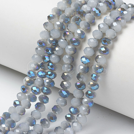 Electroplate Glass Beads Strands EGLA-A034-J4mm-I01-1