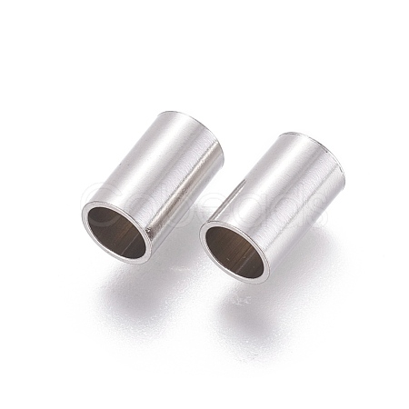 Tarnish Resistant 304 Stainless Steel Tube Beads STAS-F205-03P-F-1