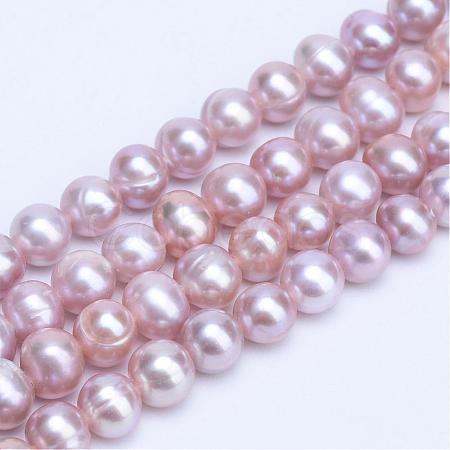 Natural Cultured Freshwater Pearl Beads Strands PEAR-R063-39C-1