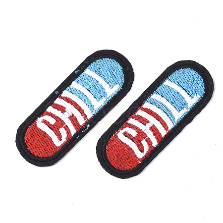 Computerized Embroidery Cloth Iron On Patches X-FIND-T030-060-1