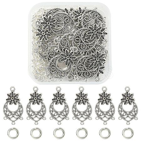 20Pcs Tibetan Style Alloy Chandelier Component Links FIND-YW0003-25-1