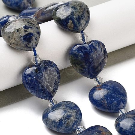 Natural Sodalite Beads Strands G-C150-A29-01-1