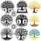 Custom PVC Plastic Clear Stamps, for DIY Scrapbooking, Photo Album Decorative, Cards Making, Stamp Sheets, Film Frame, Tree of Life, 160x110x3mm