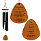 Aluminum Pendant Decorations, with Wood Finding, Wind ChimeChime, Word, 650x81.3mm