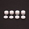 Silicone Replacement Gamepad Button Keycap Set, Controller Grip Covers, White, 21x6~16mm, Inner diameter: 14~15mm, 2pcs/style, 4styles, 8pcs/set