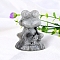 Gemstone Display Decorations, for Home Office Desk, Frog, 60mm