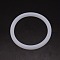 DIY Bangle Silicone Molds, Resin Casting  Molds, For UV Resin, Epoxy Resin Jewelry Making, Ring, White, 140x10.5mm, Inner Diameter: 119mm