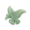 Carved Natural Green Aventurine Pendants, Eagle, 40x40x8mm