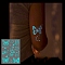 Luminous Removable Temporary Water Proof Tattoos Paper Stickers, Glow in the Dark Stickers, Butterfly, 15.8x12cm