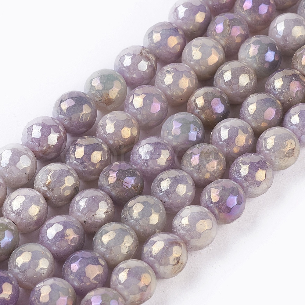 Cheap Natural Mauve Jade Beads Strands Online Store - Cobeads.com