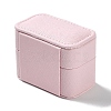 Rectangle PU LeatherJewelry Ring Storage Boxes CON-K002-06B-2