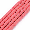 Handmade Polymer Clay Bead Strands X-CLAY-T002-4mm-72-1