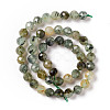 Natural Prehnite Beads Strands G-F717-11B-3
