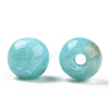 Round Imitation Gemstone Acrylic Beads OACR-R029-8mm-06-3