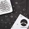 SUNNYCLUE 400Pcs 4 Style 304 Stainless Steel Open Jump Rings STAS-SC0001-19-4
