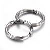 304 Stainless Steel Huggie Hoop Earrings EJEW-L205-02C-P-2