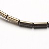 Electroplate Non-magnetic Synthetic Hematite Bead Strands G-F300-37C-3