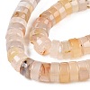 Natural White Agate Beads Strands G-T138-54-3