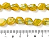 Handmade Gold Sand Lampwork Beads Strands LAMP-U001-01F-4