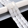 Natural White Jade Beads Strands G-M420-M06-02-2