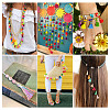 110Pcs 11 Colors Polyester Tassel Pendants FIND-TA0002-44-18