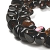 Natural Black Agate Beads Strands G-L595-B02-01-4
