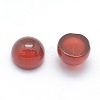 Natural Carnelian Cabochons G-P393-R03-4mm-2