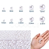 443Pcs 5 Sizes ABS Plastic Imitation Pearl Beads KY-YW0001-10-2