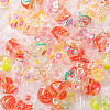 60Pcs 6 Colors Transparent Resin Pendants RESI-CJ0002-09-4