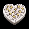 Heart Silicone Focal Beads SIL-Q016-01A-2