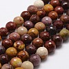 Natural Mookaite Beads Strands G-D840-30-8mm-1