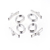 Alloy Toggle Clasps PALLOY-G014-S-2