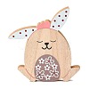 Easter Theme Natural Wood Display Decorations AJEW-P087-A02-1