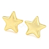 Rack Plating Brass Star Stud Earrings X-EJEW-P242-05G-1