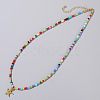 Colorful Seashell Beaded Necklaces for Women ZN3329-2-1