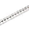 304 Stainless Steel Rhinestone Cup Chain Bracelets AJEW-B004-01B-4