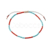 4Pcs 4 Colors Adjustable Glass Seed Beads Braided Bracelet Sets BJEW-JB10803-3