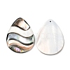 Natural Freshwater Shell & Black Lip Shell & Paua Shell Big Pendants SHEL-F007-11-2