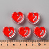 Transparent Enamel Acrylic Beads X-TACR-S155-004-5