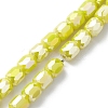 Electroplate Glass Beads Strands EGLA-K015-08-2