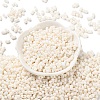 Rubberized Style Glass Seed Beads SEED-Z003-01J-2