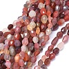 Natural Carnelian Agate Beads Strands G-O173-093-1