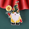 Christmas Santa Claus Computerized Embroidery Cloth Self Adhesive Patches XMAS-PW0001-097B-1