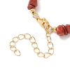 Natural Mixed Gemstone & Pearl & Shell Beaded Chains Necklace NJEW-JN04346-5