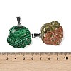 Natural and Synthetic Mixed Gemstone Pendants G-K357-01P-3
