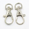Alloy Swivel Lobster Claw Clasps X-E168-1