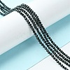 Natural Black Tourmaline Beads Strands G-F748-Y01-01-2