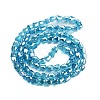 Electroplate Glass Beads Strands EGLA-D030-T4mm-B03-3