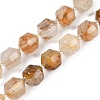 Natural Dendritic Quartz Beads Strands G-O201B-150H-2